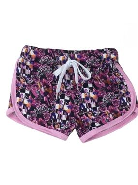 New Boutique K-Pop Demon Hunters Girls Huntrix Floral Check Shorts Summer